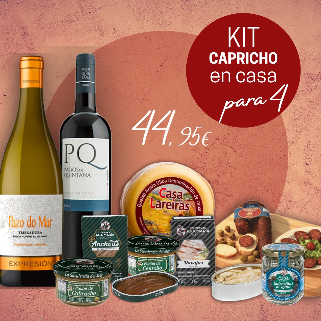 🙌 TE MERECES UN CAPRICHO 🙌
Un lujo a tu alcance, con productos #gourmet. Los mejores #vinos, #quesos con D.O. gallego, anchoas, navajas... y #embutidos de León. Productos de nuestra Tierra.
❤️Porque te lo mereces

🛒gruporevoltosa.es/supermercado/l…

#apoyacomerciolocal #TiendaOnLine