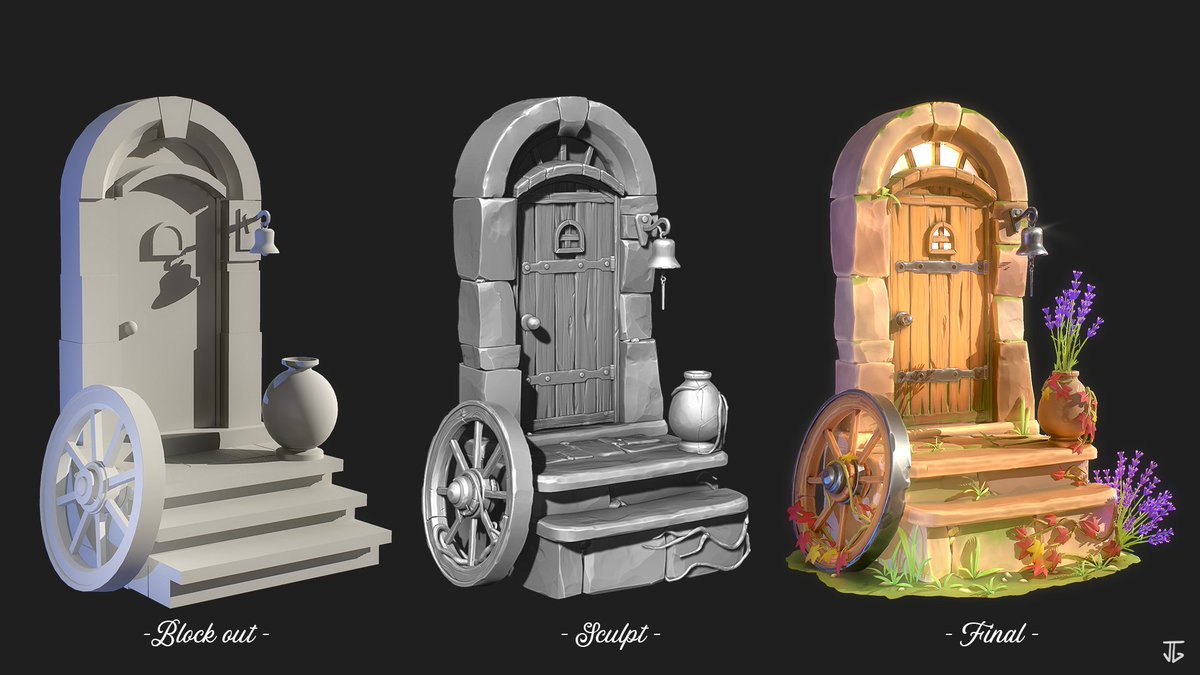 I’m still studying stylized 3D game art! 😊 Nothing painted, just smart material thanks to <a href="/Substance3D/">Adobe Substance 3D</a> ! 

HQ screenshots: artstation.com/artwork/KrgOWy
.
.
.
#3D #GameArt #gamedev #3dartist #substancedesigner #substancepainter #stylizedart #zbrush #pbr
