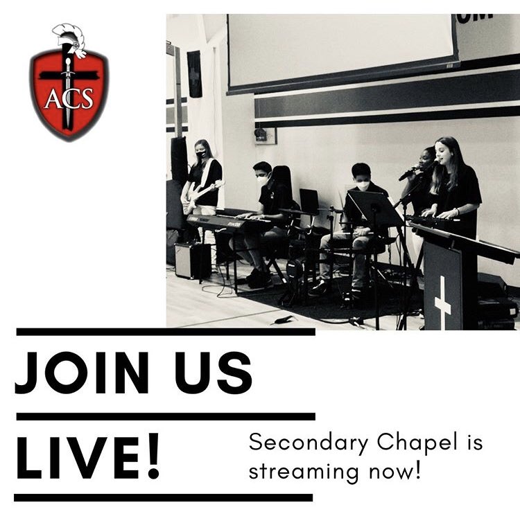 Jump over to Facebook for our live stream of Chapel today! facebook.com/Angleton.Chris…