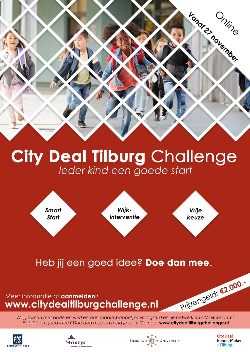 hackathonmaster's tweet image. We gaan weer van start!🤩
27 november is de eerste kick-off van City Deal Tilburg Challenge.

Wat staat er allemaal op het programma, welke challenges komen er voorbij en natuurlijk: wie wint die mooie prijs?🏆

Meld je snel aan om zelf kans te maken via citydealtilburgchallenge.nl