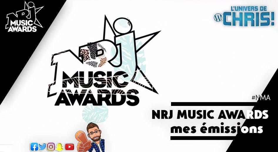 LUNIVERSDECHRIS's tweet photo. [MISE À JOUR] 🔛 
AJOUT DE L’ÉMISSION NRJ MUSIC AWARDS 2001 ✅
NRJ MUSIC AWARDS : mes émissions ! ⬇️
📌 https://t.co/daf0EsUi9i
#NMA https://t.co/kPROPyt0kQ