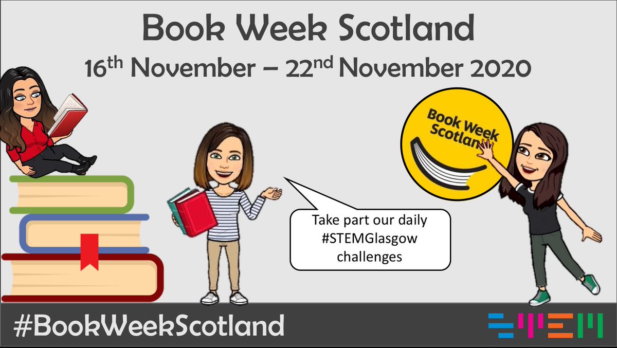 STEMglasgow's tweet photo. To celebrate #BookWeekScotland #STEMGlasgow are releasing brand new STEMaStory resources for the BookBug and Read, Write, Count packs. Find them at the links below!
2020 BookBug: https://t.co/e3q6J8Gj1q
2020 P2 RWC: https://t.co/uZvoDFN5Bu
2020 P3 RWC: https://t.co/zQD2Yhd7AA
📚 https://t.co/y56fpQf5Bq