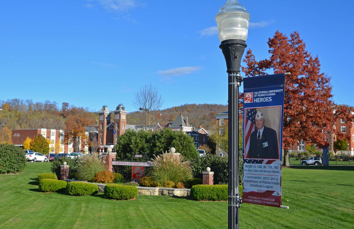Today and every day we honor those who protected our country and Cal U with courage, dignity and bravery. Thank you, heroes. 
#VeteransDay.