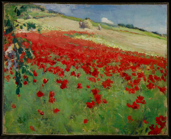 Lest we forget. #RemembranceDay
•
William Blair Bruce. Landscape with Poppies, 1887. Oil on canvas. Purchase with assistance from Wintario, 1977. © Art Gallery of Ontario