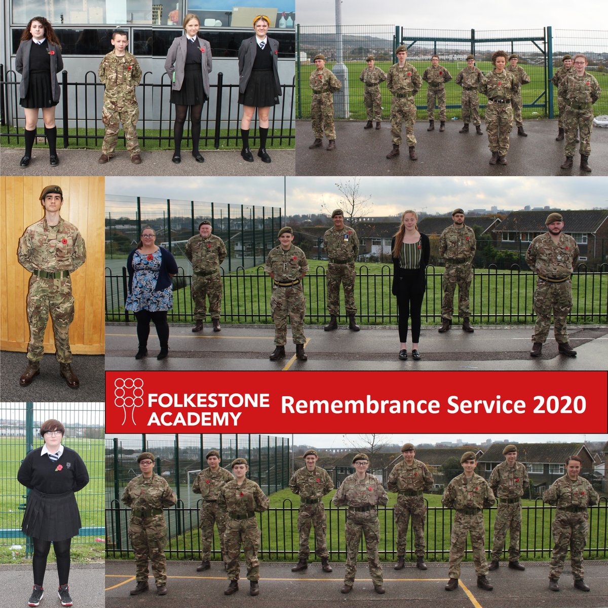 Our CCF cadets joined together today (socially distant of course!) for our Remembrance Service.

#FindYourTalentatFA #FolkestoneAcademy #TeamTurner