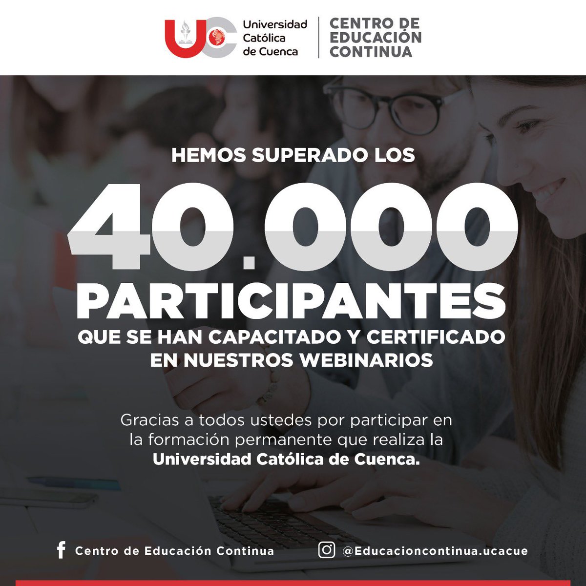 BernalStalin's tweet photo. El trabajo de toda la Universidad: Carreras, Jefaturas, Asociaciones Estudiantiles, en una pandemia donde la #UniversidadCatólicadeCuenca privilegió la solidaridad y el servicio a la sociedad. 

Gracias a los Docentes por su permanente aporte desde diferentes espacios del mundo. https://t.co/NQw7t3q5Gj