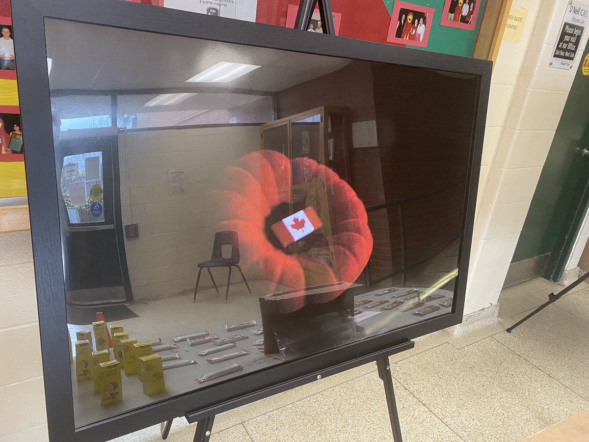 ONeillCVIOshawa's tweet photo. Today, on Remembrance Day,  we honour those who served and sacrificed for our country.  The O’Neill CVI Chamber Choir has prepared a special performance to mark this occasion.  It can be viewed here: https://t.co/cZfljN1aRP https://t.co/nqdNCSbcC9
