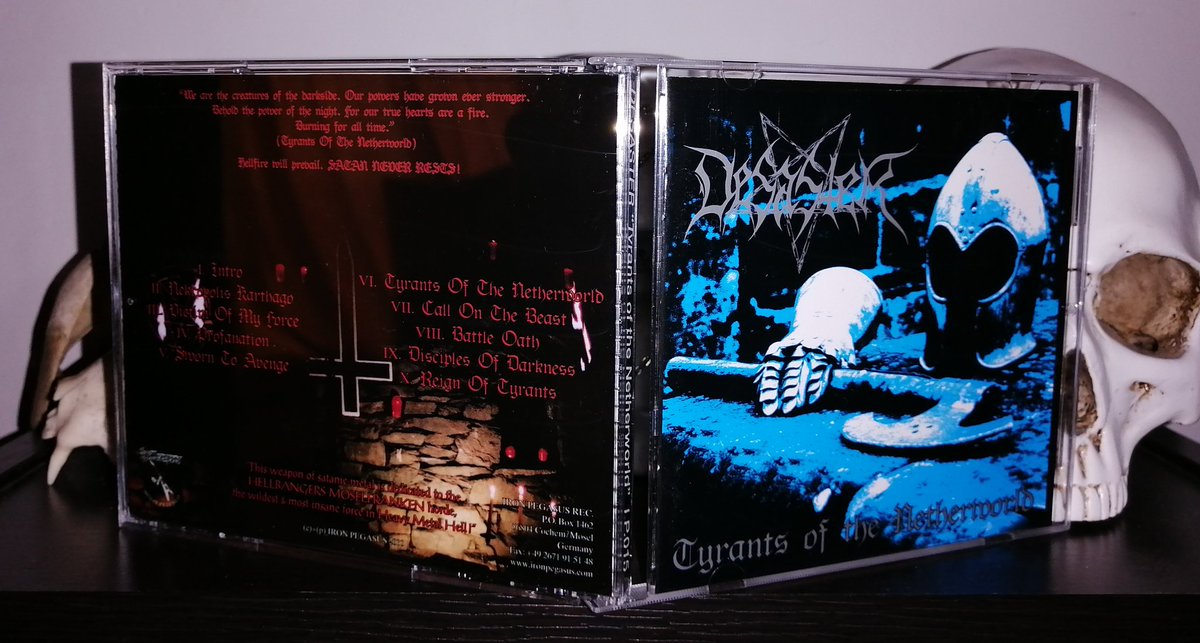 cvidal_EstuansI's tweet photo. Noviembre 11, 2000 #Desaster 🇩🇪 lanza su álbum "Tyrants Of The Netherworld" Grabado en #AudioArtistStudio masterizado en #OverheadProject Ing por Roman Schönsee producido por Desaster https://t.co/l1euxHvDnv