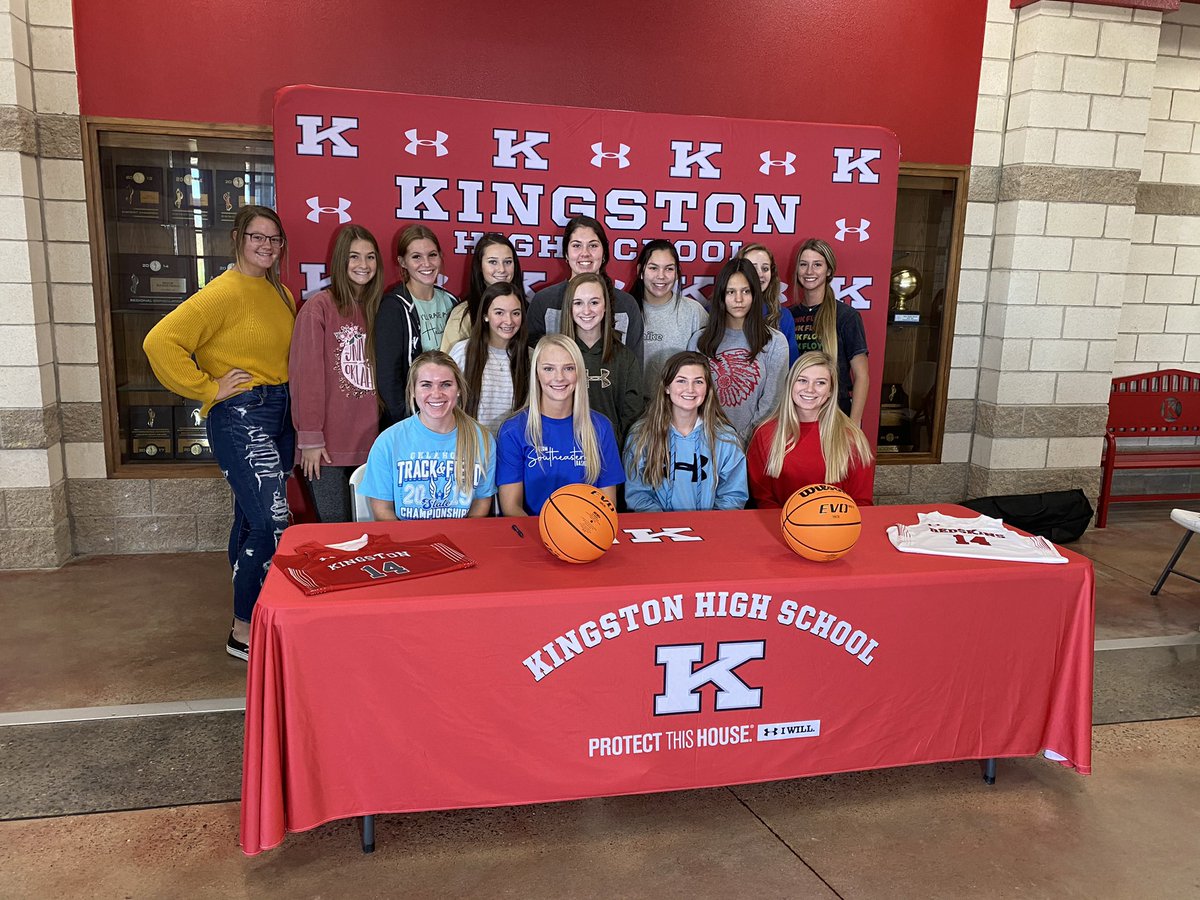 reedsports's tweet photo. Kingston basketball standout Avri Weeks signs with Southeastern for college hoops! Congrats! @avriweeks @ktownredskins @SavageStormWBB https://t.co/5tGkHHlVNs