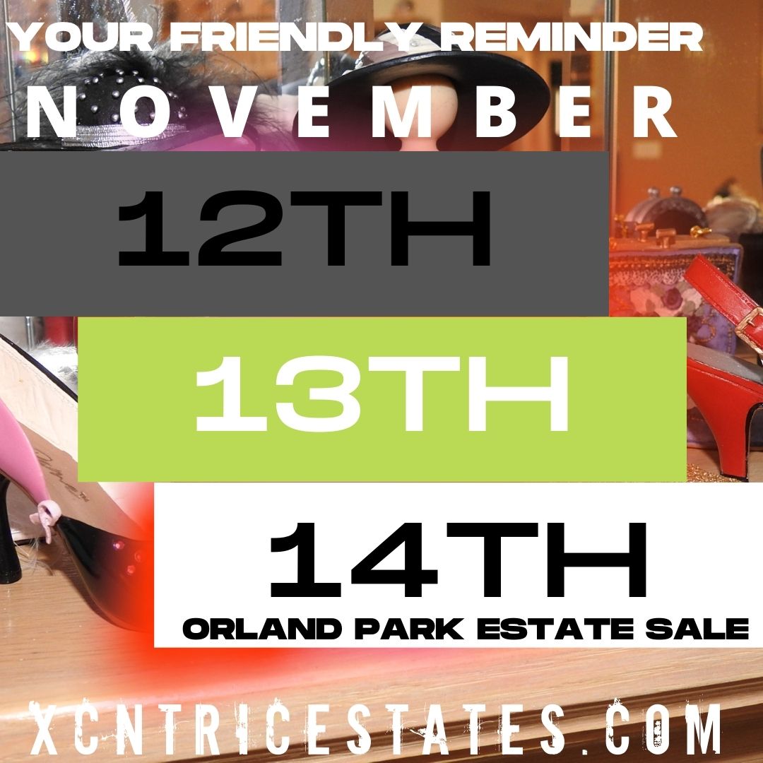 XcntricEstates's tweet photo. 👉🏻 It's Orland Park Estate Sale Eve! This is your friendly reminder that our sale starts tomorrow and runs thru Saturday, Nov 14th!

400+ photos at the website: https://t.co/ZXs1VBVxNa

Swing by the website, check it out, and put us on your list of Things to Do this weekend! 🛍 https://t.co/HDMXUo3ykW