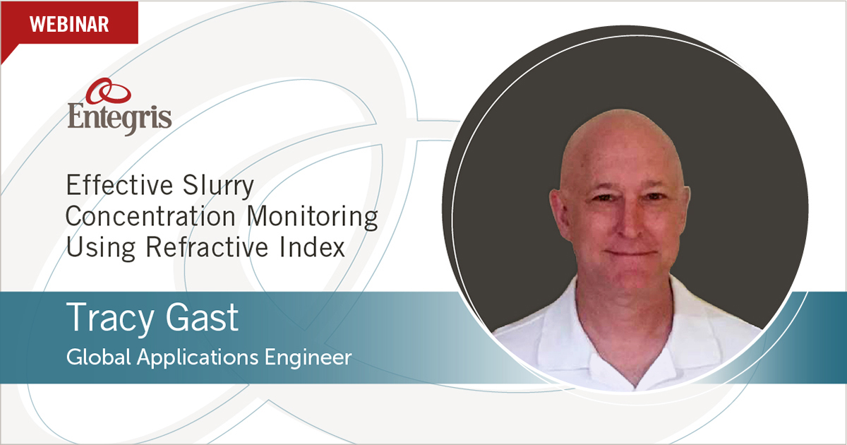 Entegris's tweet image. The presentation has concluded but live Q&amp;amp;A in our #CMPwebinar Effective Slurry Concentration Monitoring has begun. Tracy answers the first question regarding proper cleaning for the #InvueGV148. #CMPslurry #specialtymaterials #IoR #technology #slurry #semiconductors