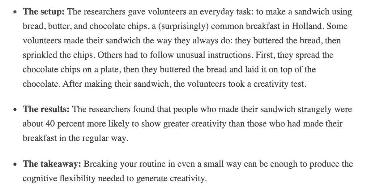 A__Pemberton's tweet photo. Love this idea about #routinechange and #creativity. I have always sought to travel as much as possible and moved to Prague last year, but it was just to experience more in life rather than improve creativity! https://t.co/5uZjHiD6oh https://t.co/VsqkJx2Kj1