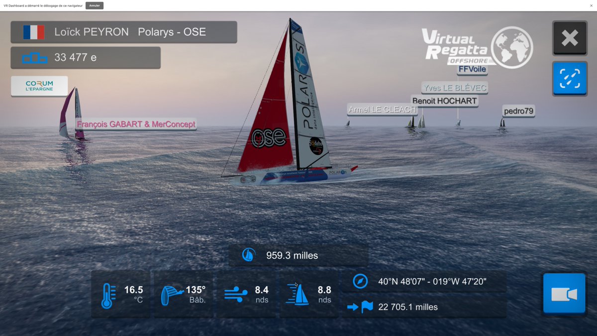 loickpeyron's tweet photo. Il y a du beau monde dans le quartier ! @VirtualRegatta @PolarysGroup @ANR_FRANCE https://t.co/56Pb6aUS2U