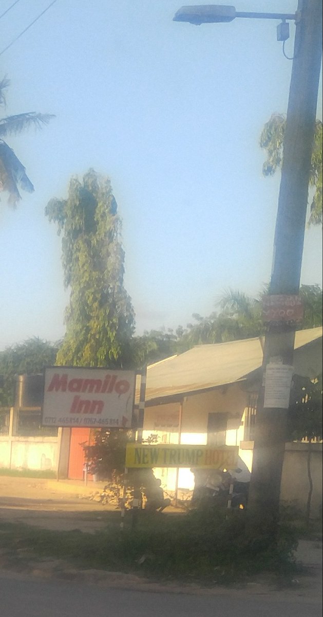 mlenge's tweet image. New Trump Hotel, #Temeke, #Tanzania. Hongera Mzee baba @realDonaldTrump.