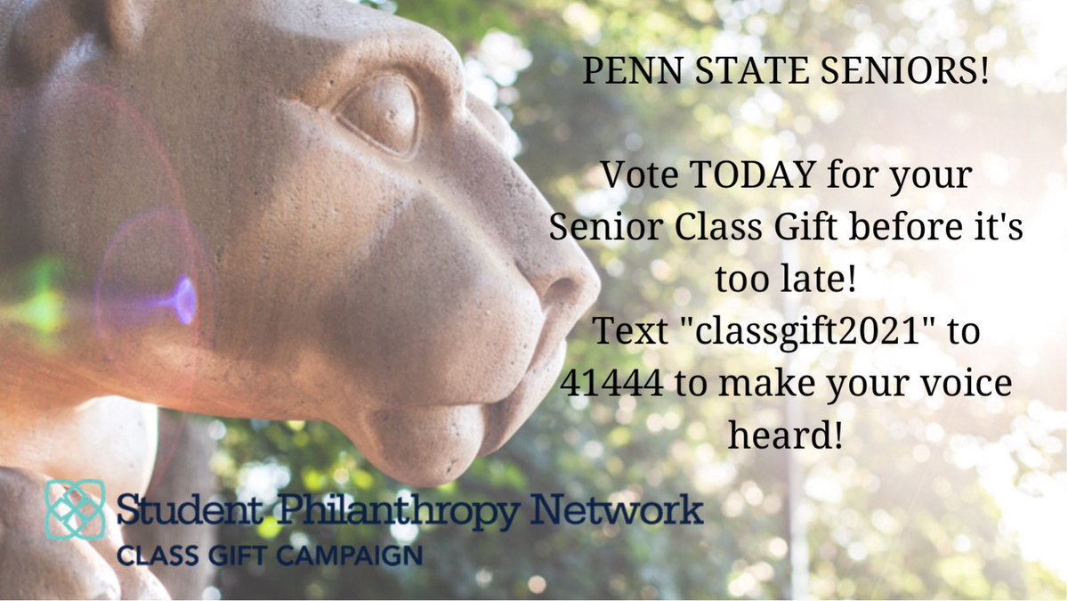 Penn State Student Philanthropy Network tweet media