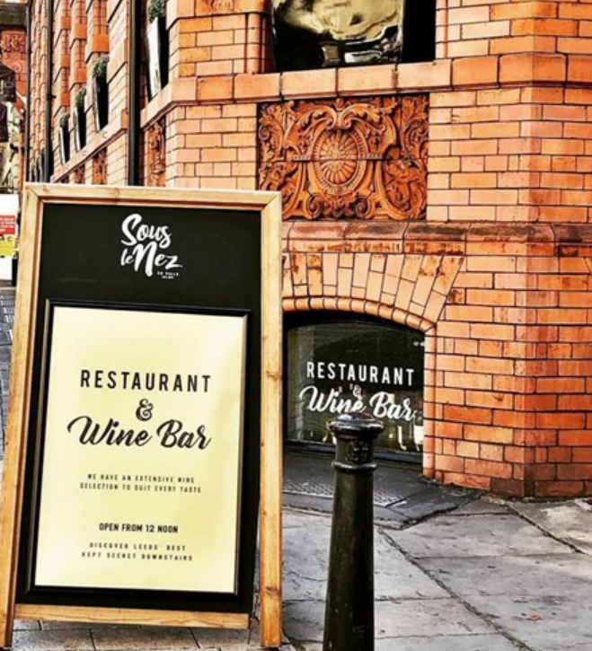 FirecrackerBall's tweet photo. If you're a fan of food and wine, then this voucher for @SousLeNezLeeds is perfect for you! Enjoy high quality cuisine and high standards of service at this unique restaurant based in Leeds > https://t.co/tjOtf4f0Ar. @barnardos https://t.co/3jymNeYNEK