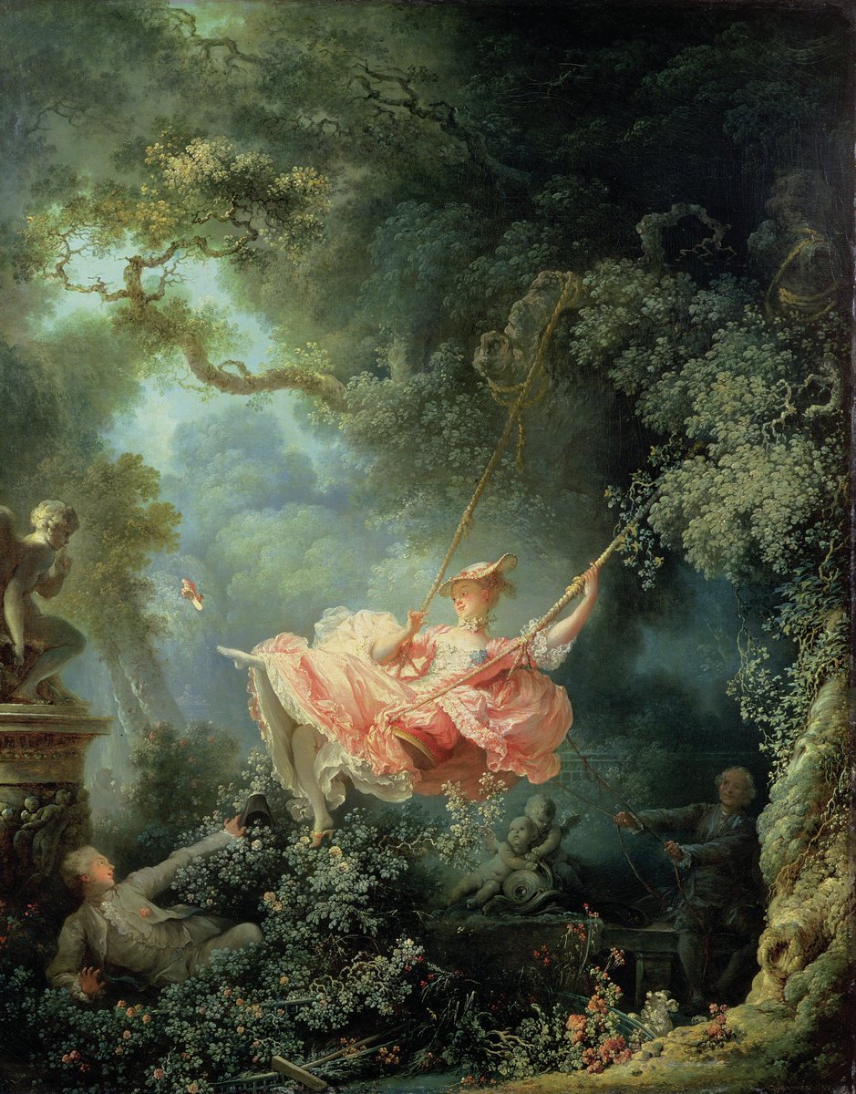 jiminprinciple: emphasis artwork: the swing by jean-honoré fragonard, 1767