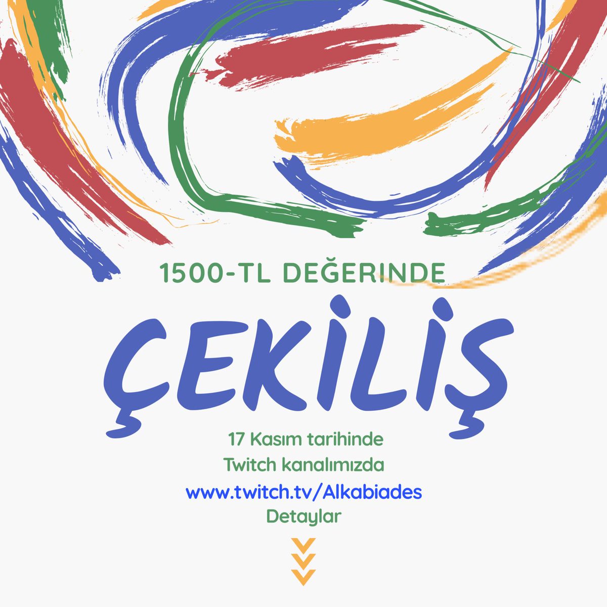 KİTAP ÇEKİLİŞİ 5. Bölüm NEVA TV Youtube Kanalımızda.
👇 👇 👇
youtu.be/XHOU60r89b4

17 Kasım (Salı) günü ALKABİADES Twitch Kanalımızda 1.500 TL değerinde DEV bir ÇEKİLİŞİMİZ olacaktır.

#Twitch #twitchtürkiye #elraenn #kendinemüzisyen #wtcnn  #çekiliş #çekilişzamanı #Jahrein