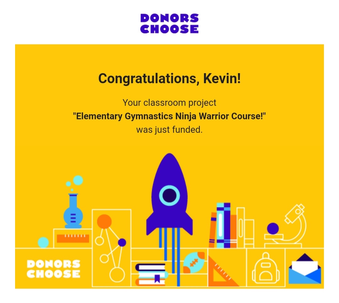WhitsittWildcat's tweet photo. Thank you @ReeseW for your support! @WhitsittPE: Thank you so much to @DonorsChoose ! We are so excited that our gymnastics ninja warrior course was fully funded by Reese Witherspoon! We are very grateful for her supporting our physical education class! https://t.co/UhyyAcWvIv https://t.co/8XXTN7nFEp