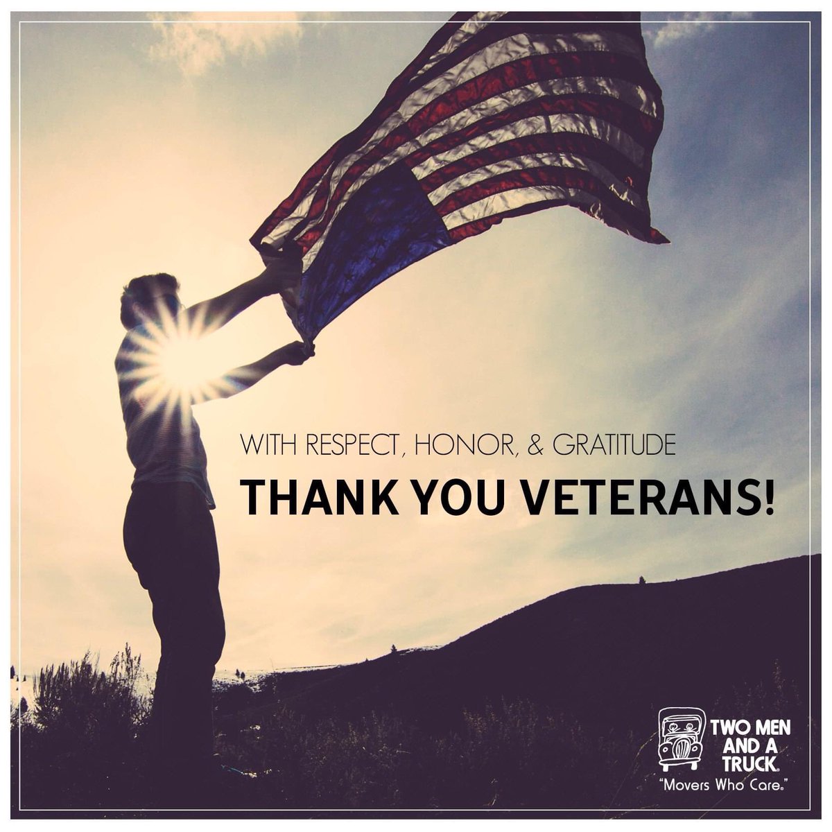 TwoMenOKC's tweet image. With respect, honor, and gratitude, thank you, Veterans! 🇺🇸