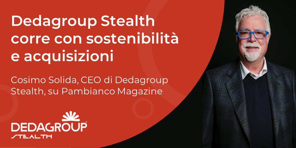 DEDAGROUP_ICT's tweet photo. Il 2020 è stato un anno sfidante per il mondo della moda e del lusso ma Dedagroup Stealth non si è mai fermata e punta a diventare leader mondiale nel settore. Ne parla Cosimo Solida, CEO di Dedagroup Stealth, in un’intervista a @pambianconews. 
https://t.co/0lnh6V8I5T https://t.co/WhlpQX4e2B