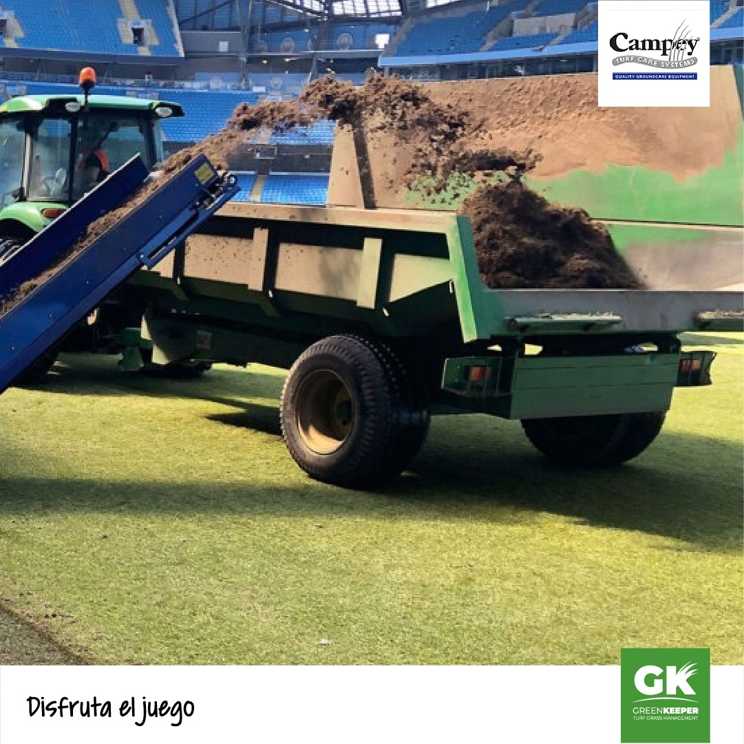 greenkeeperarg's tweet photo. 🚜 Renovación de campos deportivos.
Les presentamos la KORO® FIELDTOPMAKER®, su alta tecnología ayuda a la restauración, nivelación y uniformidad de superficies, eliminando la materia superficial no deseada. Produciendo asi, césped mas saludable 🌱
@CampeyTurfCare #FieldTopMaker https://t.co/ZvP32rrxuW