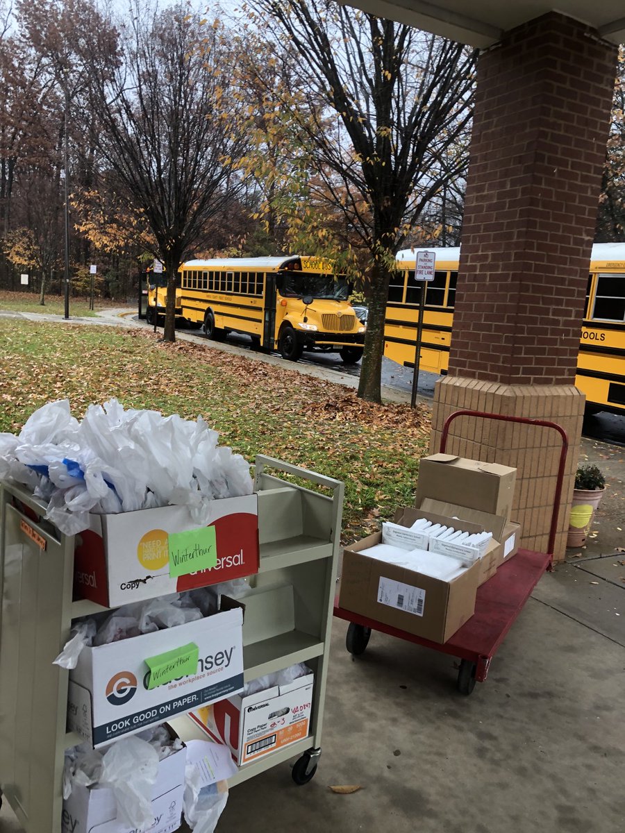 Free books and art supplies heading to Southgate, The Springs and Winterthur. Stop by before 12:30.