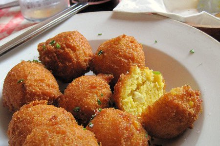 #45: Hush PuppiesWhat you know as “Hush Puppies” came from The Whistling Walk. Slaves would deep fry bits of cornbread and tuck them into their pockets. When the hunting dogs came during the whistling, they’d feed them the cornbread to silence/calm them.