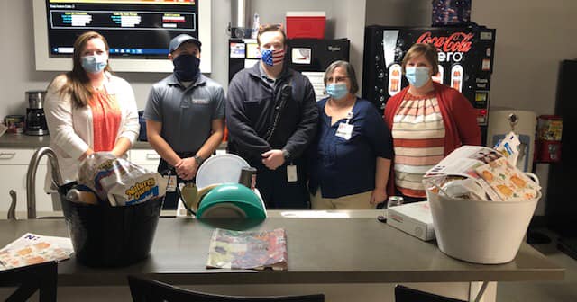 NovantHealth's tweet photo. Big shout out to our nurses Jennifer Underwood & Joy Brown from Forsyth Medical Center for stopping by @SurryCounty #EMS to deliver lunch and gift baskets for the crews on duty. We work closely with these teams to deliver #remarkablecare every day! https://t.co/GclFhvlx4V
