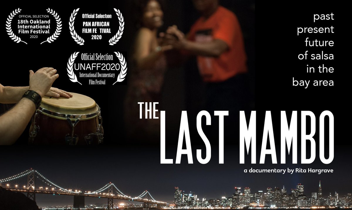 thelastmambo's tweet photo. @thelastmambo Nominated for Best Film by Woman of Color!  The Last Mambo will run Nov 27 - Dec 2, 2020, and the screening is eligible for audience awards! https://t.co/1GckVQus4o
#TheLastMambo #LatinJazz #Salsa #BayArea @patoisrecords #AfricanDiasporaInternationalFilmFestival https://t.co/fOQbynThGA