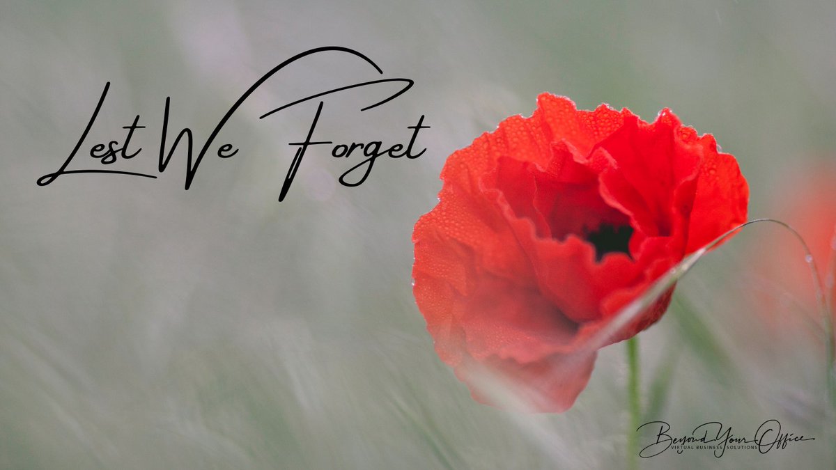 We remember...

Honouring the sacrifices that so many men and women made and are continuing to make for our country in the name of freedom on this Remembrance Day.