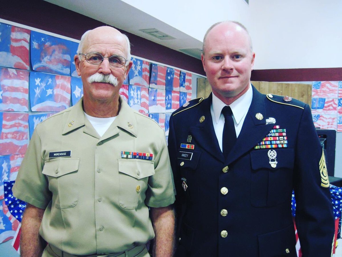 RockyWBB's tweet photo. THANK YOU, VETERANS! We recognize your sacrifice and service.

Chief Warrant Officer 2 - Shandi Keller (sister of Head Coach Wes Keller)

Senior Chief Petty Officer - Steve Morehouse &amp; Sergeant Major - Dan Kimzey (father &amp; brother-in-law of Assistant Brett Morehouse) https://t.co/DiTS6vLH4t