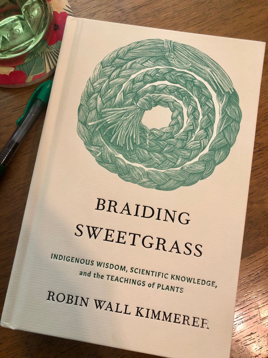 I love listening to Robin Wall Kimmerer's beautiful voice narrating her extraordinary writing about nature. I am so pleased to now have this lovely edition of Braiding Sweetgrass from  @Milkweed_Books Engaging with her writing is healing. I recommend.  https://milkweed.org/book/braiding-sweetgrass