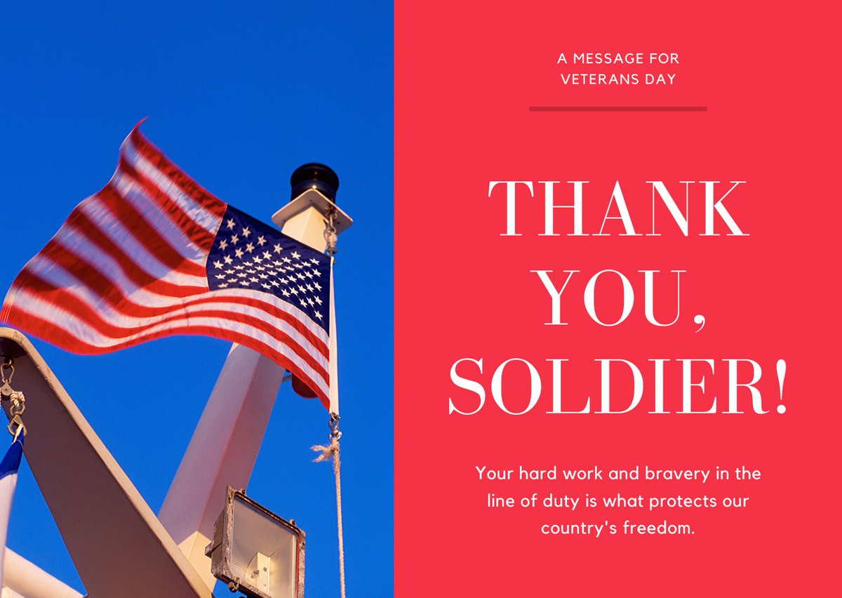 Thank you to all the Veteran's !