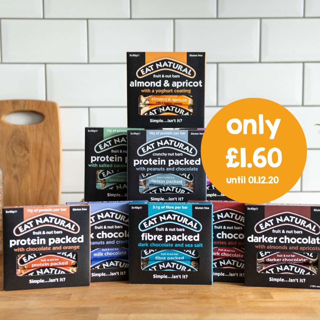 A whole heap of our multipacks are only £1.60 <a href="/waitrose/">Waitrose & Partners</a>
Quick, offer ends soon…
#eatnatural #onoffer #cerealbar #snacktime