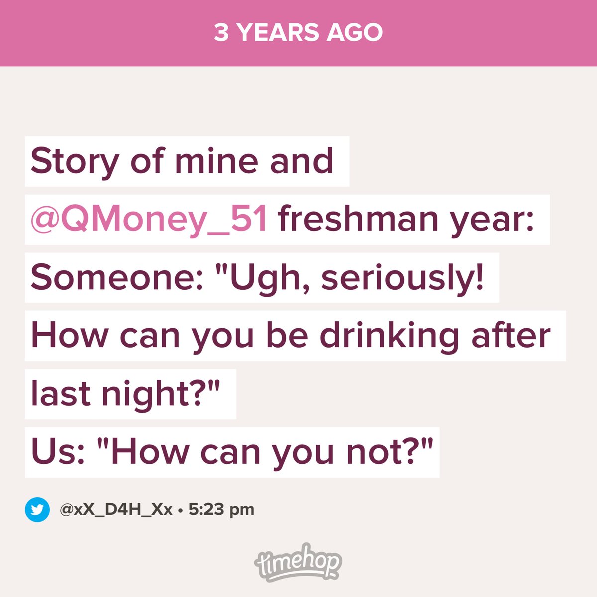 xX_D4H_Xx's tweet photo. Never forget ⁦@QMoney_51⁩ 😂 https://t.co/2EKIFb8i3m