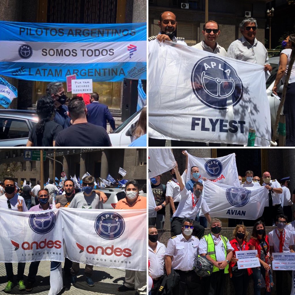 Los trabajadores de LATAM Argentina, Avian, Andes y Flyest necesitan respuestas ya #somosapla #sindicatosaeronauticosunidos #MeoniMoroniEstaEnSusManos