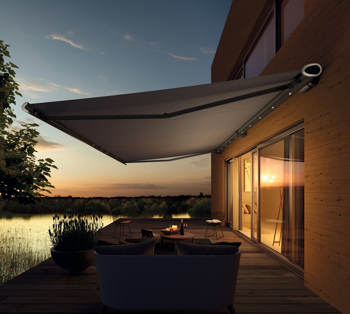 Maximise your time spent outdoors in these chillier months with a Haus awning from Appeal.

Optional lighting and infrared heating allows you to make the most of those colder, crisp evenings and bright sunny mornings. bit.ly/2WuWcgq

#awning #garden #styleinspo #autumn