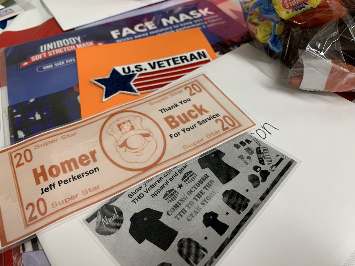 glendawisch's tweet photo. Thank you to our veterans. Very proud to work with you. #homedepotvets #VeteransDay @hollycSM1771 @hollytate122 @thdsandi https://t.co/gHTJhMH20n