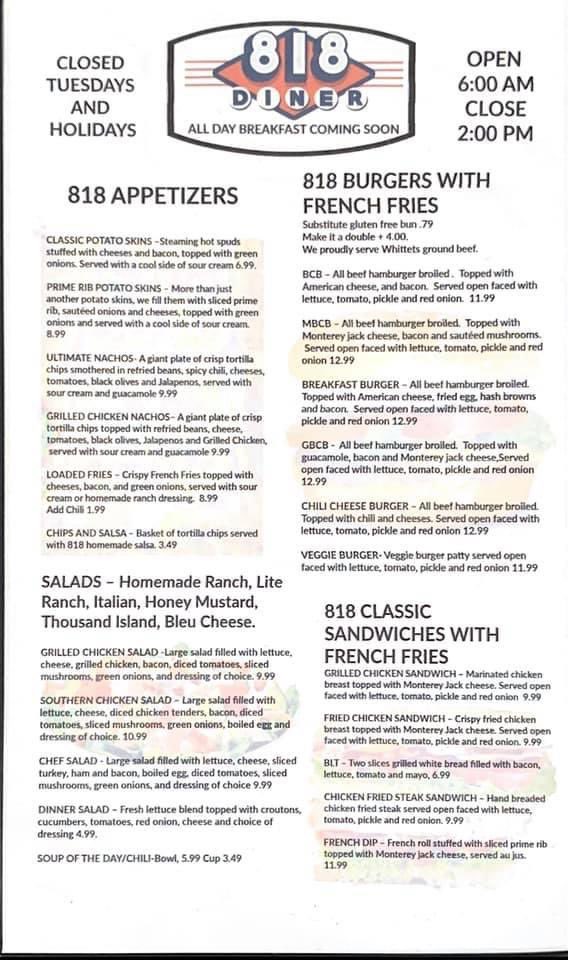818 Diner tweet media