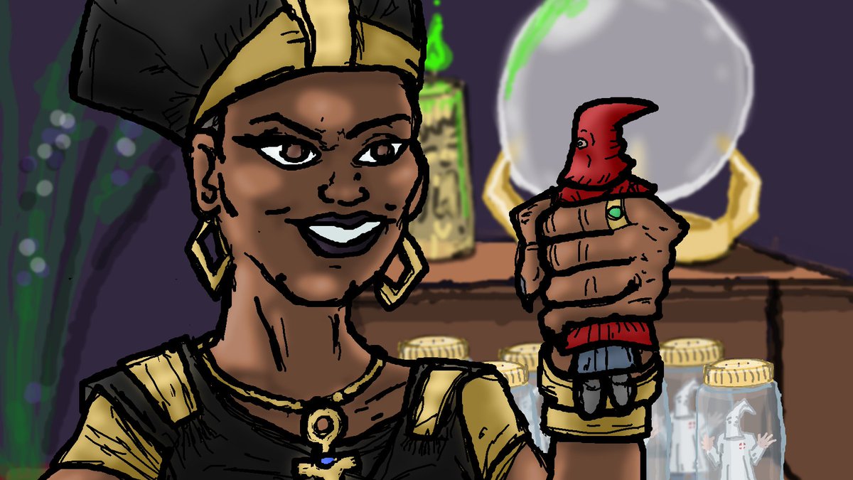 thewitchverse's tweet photo. @naciawalsh
 
Elema #fanart.  From everything you've said, I think this is something she would do. 
@Hexengeddonfilm
 
#witchesagainstracism
#Witches 
#Elema 
#witchwednesday https://t.co/UPFrvdffJR