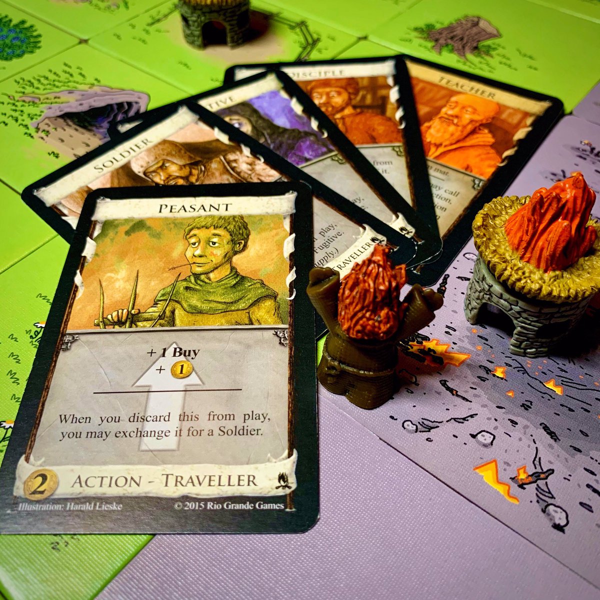 TabletopNate's tweet photo. Are you the Peasant or the Burninated Peasant? Are you journeying through life's seasons or in a blaze of majesties, desperate for a day at the lake? Would you be the far-sighted plodder or the spontaneous combustor?
#whichcharacterwednesday
#trogdortheboardgame #dominiongame https://t.co/eMbrOO6f0o