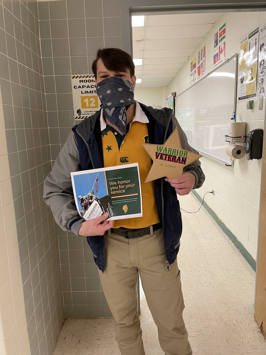 Honoring our Warrior Veterans today! Thank you for your service.