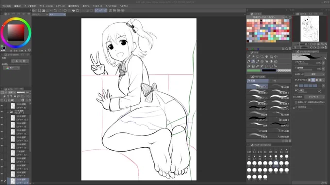 ライブでここまで進みました #今日のライブ進捗 https://t.co/JpVEUwYZOY 