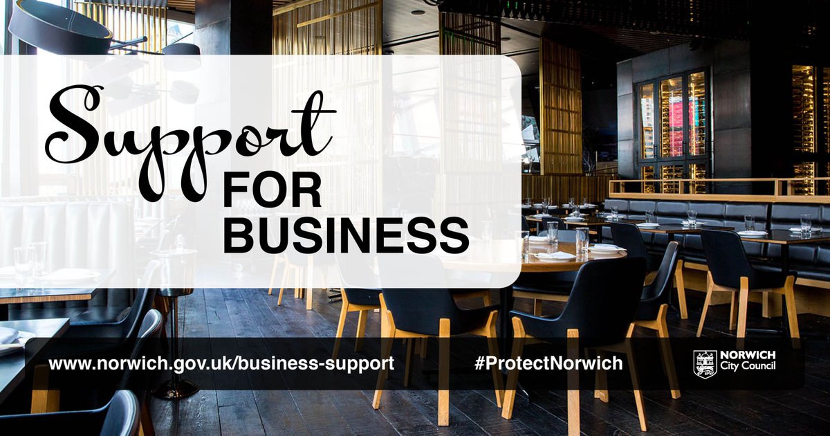 A new grant for #NorwichBusinesses required to close during the current period of national restrictions is now open for applications. 

Find out more about the financial support available, here:
tinyurl.com/y5ayuwy9