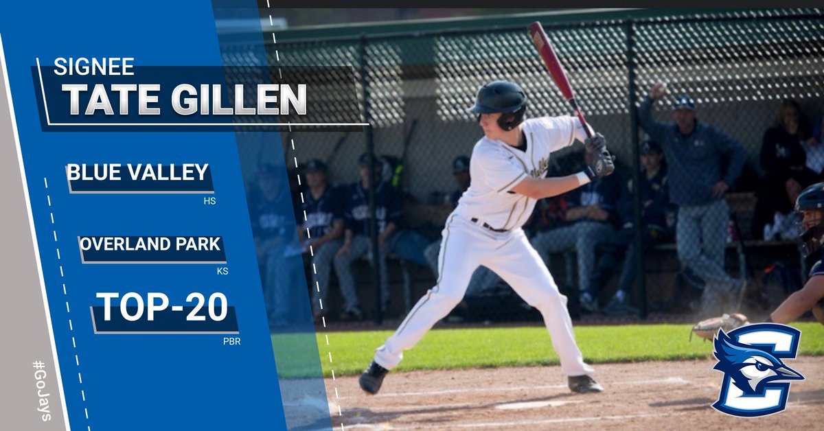 The first of 10 new Bluejays heading to Omaha to play in 2022 is Tate Gillen.
