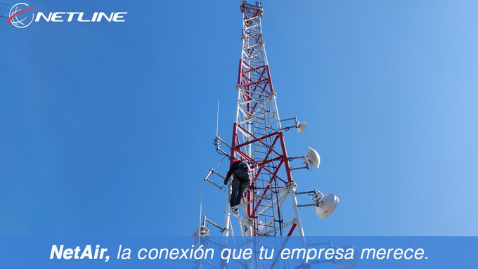 NetlineC's tweet photo. Nuestro servicio de Internet dedicado inalámbrico, te permite la disponibilidad permanente, conexión garantizada, con velocidad simétrica; ¿y lo mejor? instalación en 24 hrs.
Olvídate de la lentitud con #NetAir
Conoce más https://t.co/dcUl4kKG4B https://t.co/MyyyEeByo1