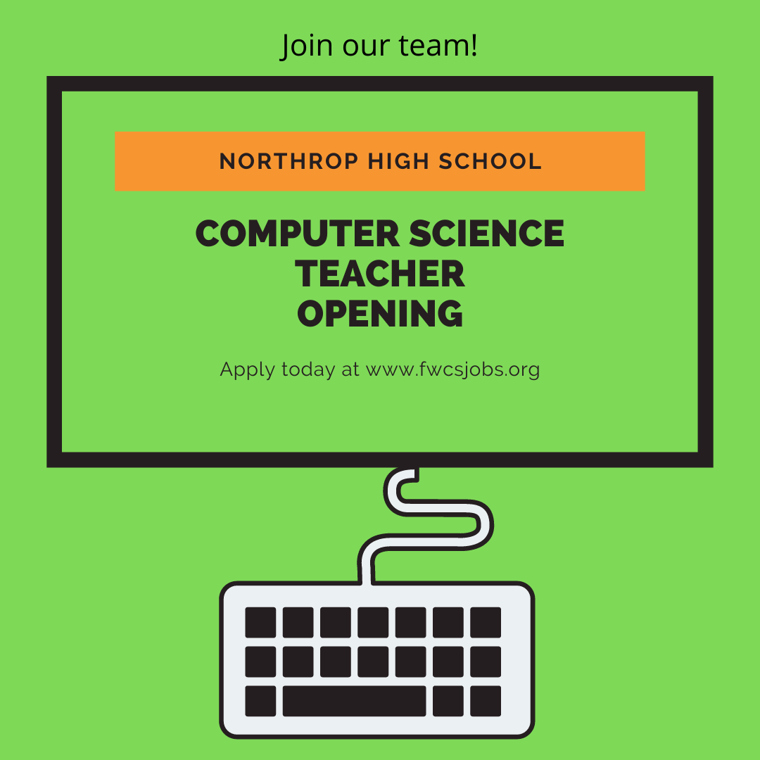 We have a Computer Science opening. Join our team; make a difference!