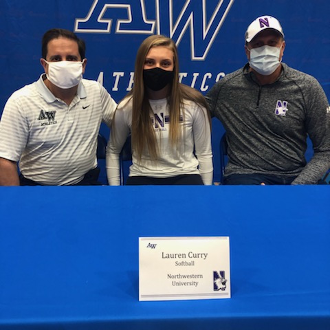 Congrats to Lauren Curry signing her National Letter of Intent to continue her education and Softball career in the BIG10 at Northwestern University. <a href="/lcurry53/">Lauren Curry</a>