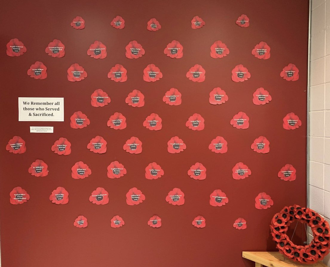 The Peace River Museum, Archives and Mackenzie Centre is CLOSED today November 11th, in honour of Remembrance Day. 🌺 

We are still encouraging the Peace River community to send the name and rank of a Peace River veteran, along with the battle in which they served. #NeverForget